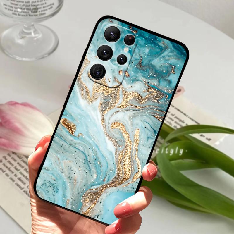 Для Samsung S25 Ultra Мягкий чехол S23 Ultra 5G Силиконовый ТПУ Задняя крышка телефона Для Samsung Galaxy S24 Ultra Милый Животный Бампер Чехол