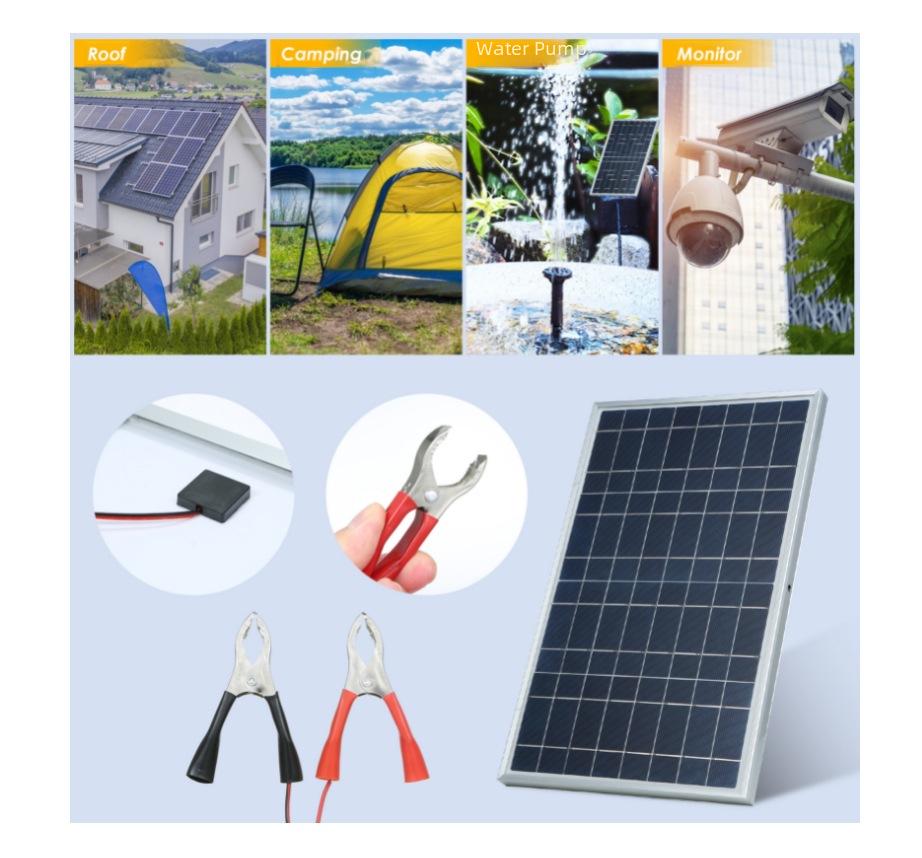 30 Вт монокристаллическое солнечное зарядное устройство 12 В/18 В портативная панель, класс защиты IP65