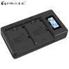 PALO LP-E6 LCD Display Digetal Camera Battery Charger USB 2 Slot Lp E6 Charger For Canon Eos 5d 6d 7d Mark Iv Iii 80d Bateria