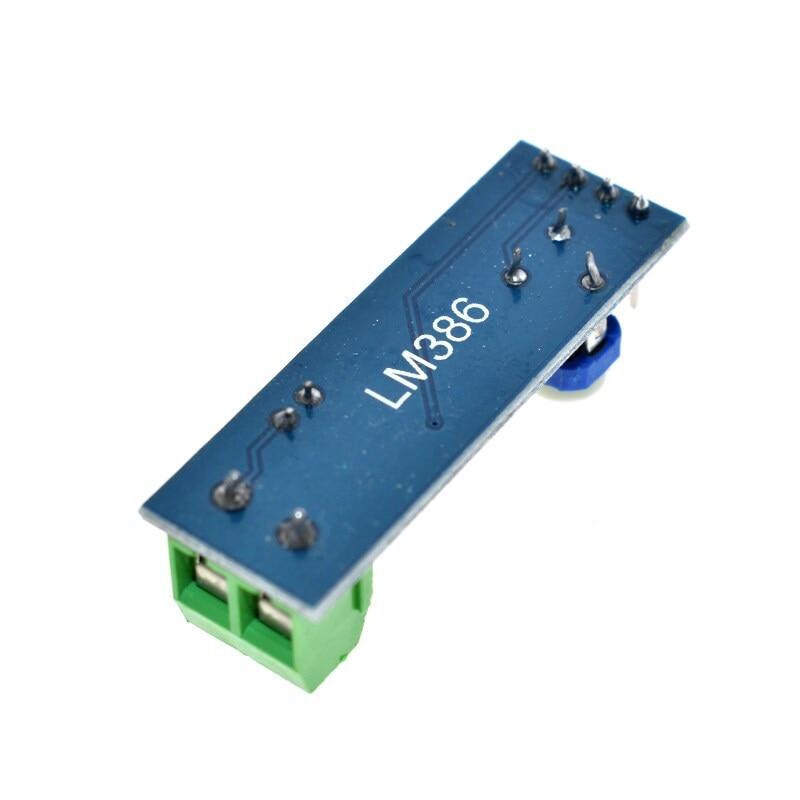 Модуль аудиопитания LM386 с 200-кратным усилением, плата усилителя моно мощности, вход 5 В-12 В