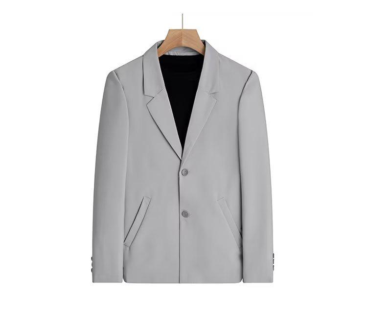 2023 Men's Spring/Autumn Light Mature Style Suit Jacket: Trendy, Loose-Fit, Elegant Uniform Top