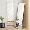 No Kagami Kobo Standing Aluminum Wall Comes with Black Miruo-kun Full-length Mirror, Full-length Mirror, Full-length Mirror, Mirror, Mirror, Frame,