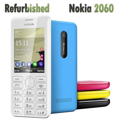 Восстановленный оригинальный мобильный телефон Nokia 2060 с двумя SIM-картами