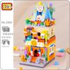 LOZ 1652 городская улица Египет Сфинкс Фараон магазин архитектурная модель DIY мини-блоки кирпичи строительные игрушки без коробки