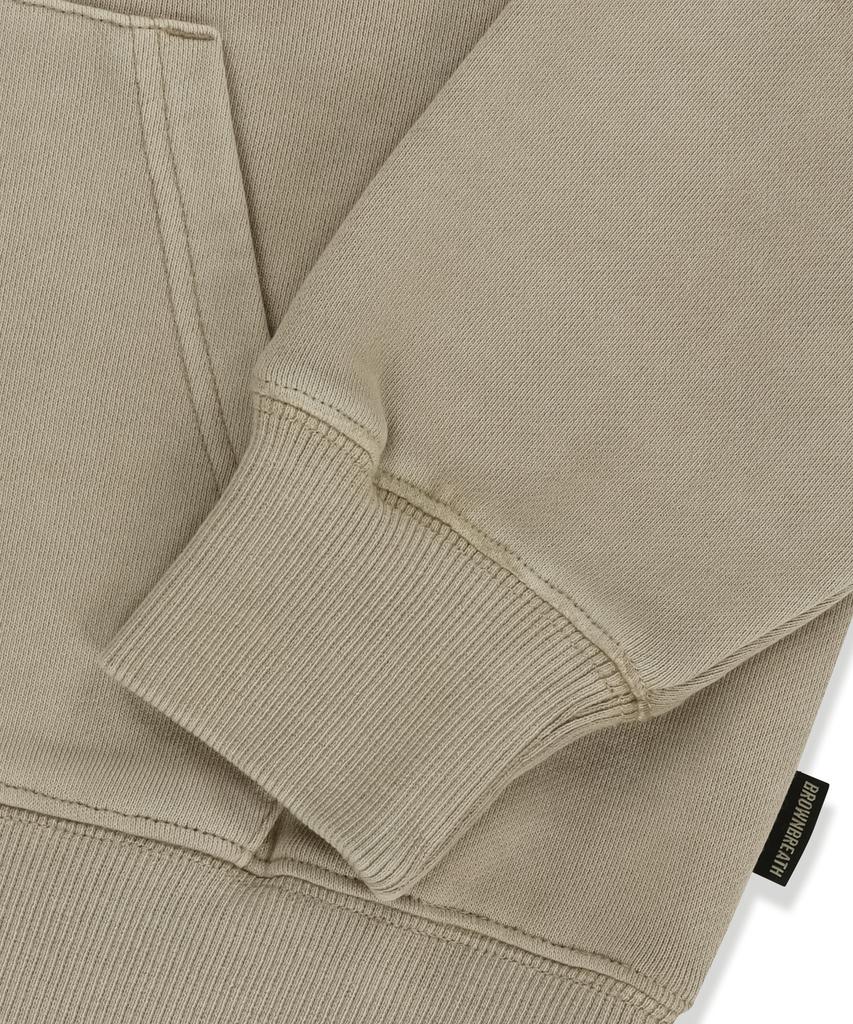 Укороченная толстовка с капюшоном W Patch - Бежевый