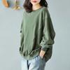 Sweatshirt for Women Autumn Winter Thickened Warm Stretchy Long Sleeve Oversize Tops