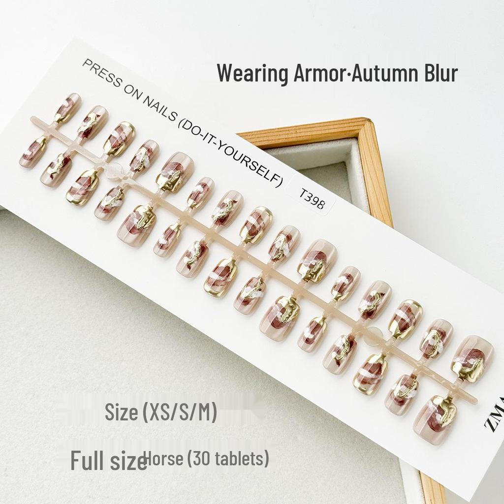 Румяна для ногтей с позолотой «кошачий глаз» — набор из 30 предметов, ручная работа, готовые к использованию размеры XS/S/M