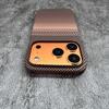 Безрамочный Карбоновый Стыковочный Чехол Для Magsafe Для iPhone 17 Air 16 15 14 13 12 Pro Max Plus 17ProMax Магнитная PC Броня