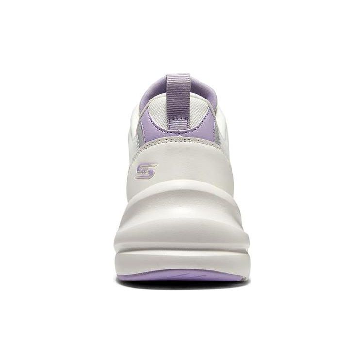 Skechers Bobs Bamina 2 Низкие спортивно-повседневные кроссовки Женские кроссовки Белый Фиолетовый 117363-WPUR