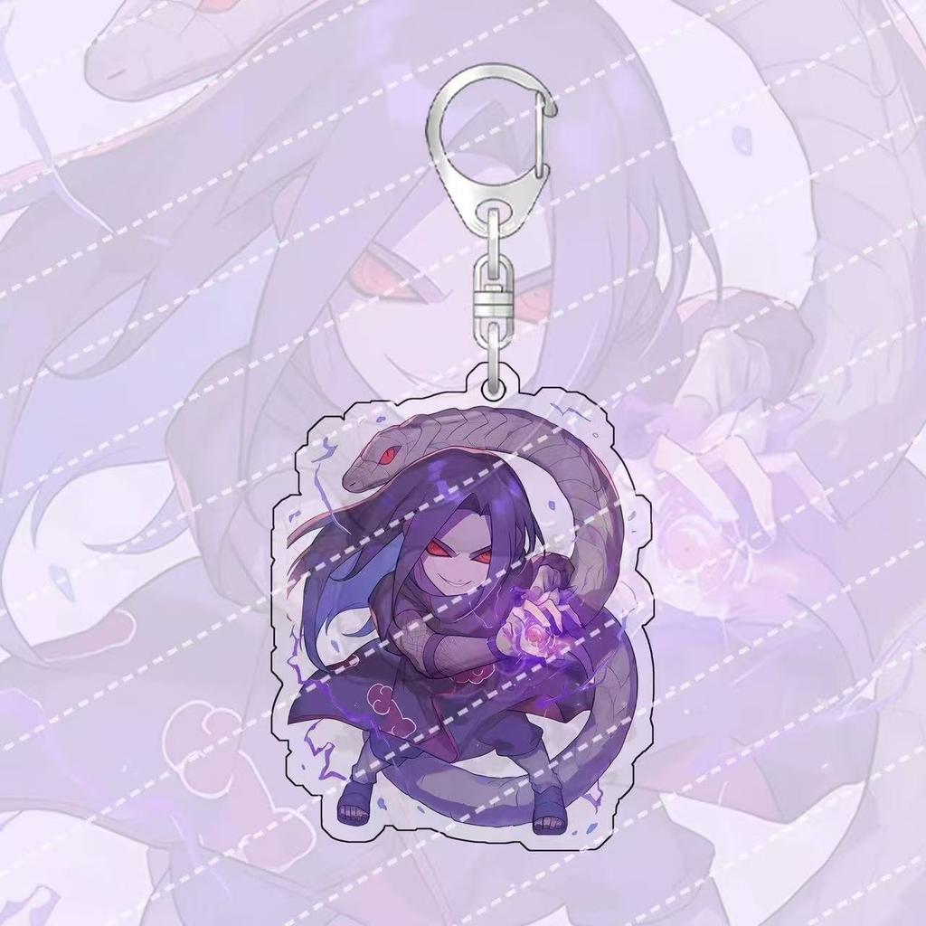 Аксессуары для акриловых брелоков Аниме Наруто Брелок для ключей с рисунком из мультфильма Узумаки Наруто