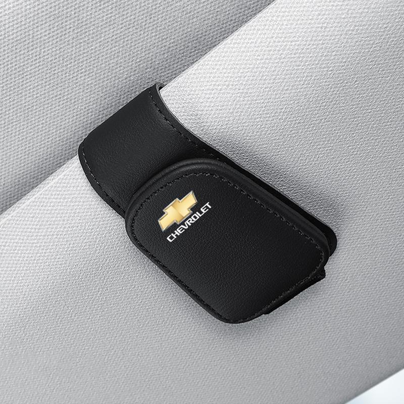 AABHN1 Car Interior Sun Visor Eyeglasses Holder Sunglasses Clip For Chevrolet Sail Aveo Colorado Cobalt Silverado Beat Equinox Tahoe