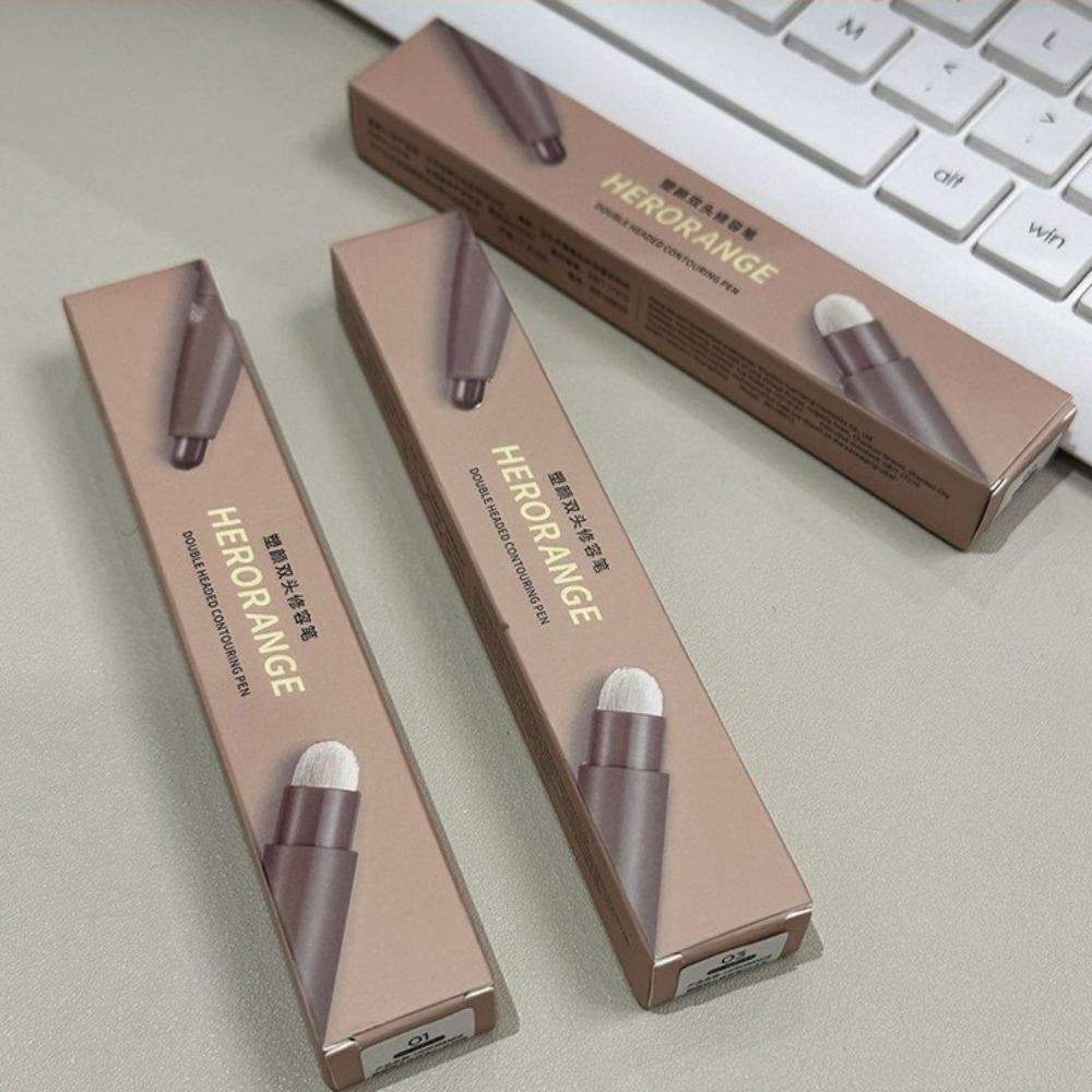 2 in 1 Contouring Makeup Pen 3D Face Nose Cosmetics New Nose Shadow for Girls Women
