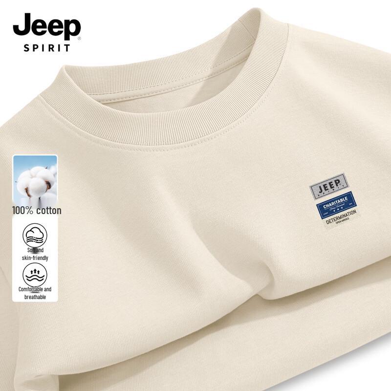 Мужская хлопковая футболка с длинным рукавом JEEP SPIRIT