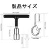 Set of 20 Screw Hooks, Screw-in Screw Hooks with Safety Buckle Design, for Hanging Plant Baskets, Kitchen Utensils, Decorative Items, Wind Chimes, and