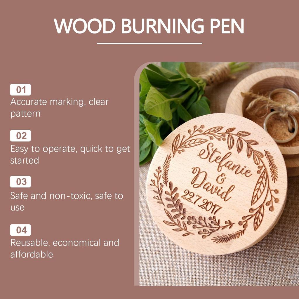 Chopping Board Burning Mark Pen Set, DIY Custom Wood Painting Pen, Indoor Use