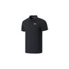 Fitness Series Sub Logo Print Button Pullover Polo Shirt Men Tops Black APLT125-1