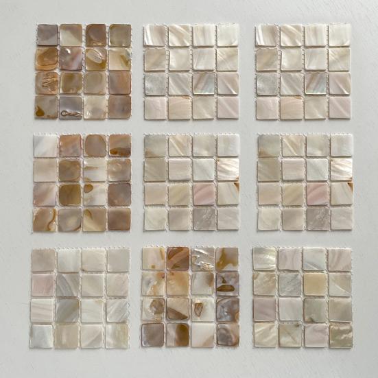 Натуральная ракушка квадратная подставка мозаика теплоизоляция украшение дома салфетки реквизит для фотографий коврики для семейного обеденного стола кофейня