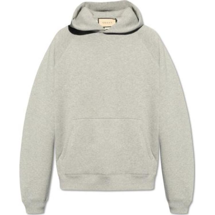 Gucci Хлопковая толстовка с капюшоном и принтом 768454-XJF3Y-1230