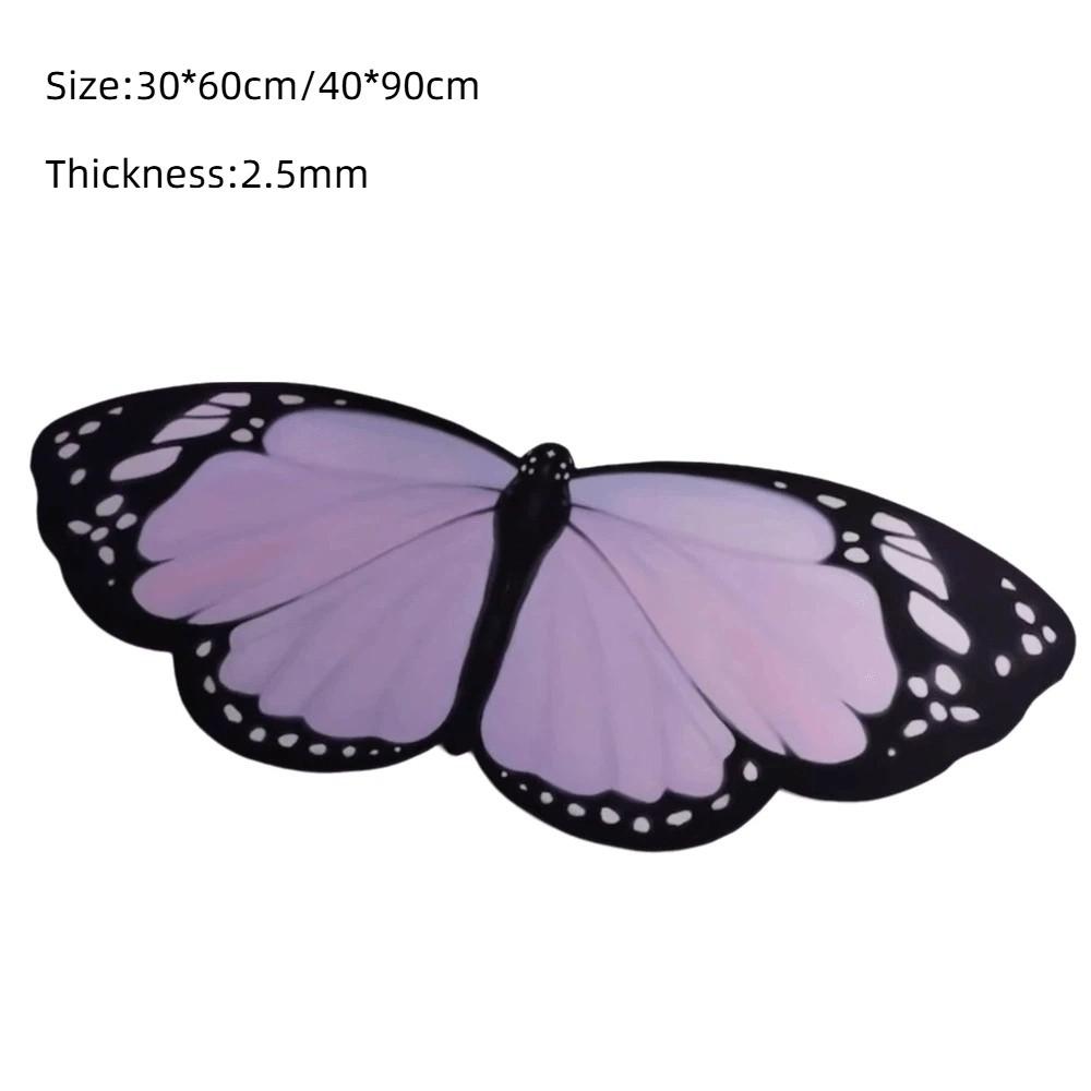 Wear-resistant Laptop Desk Mat Butterfly Shape Desk Protector Decoration Desk Pad Home