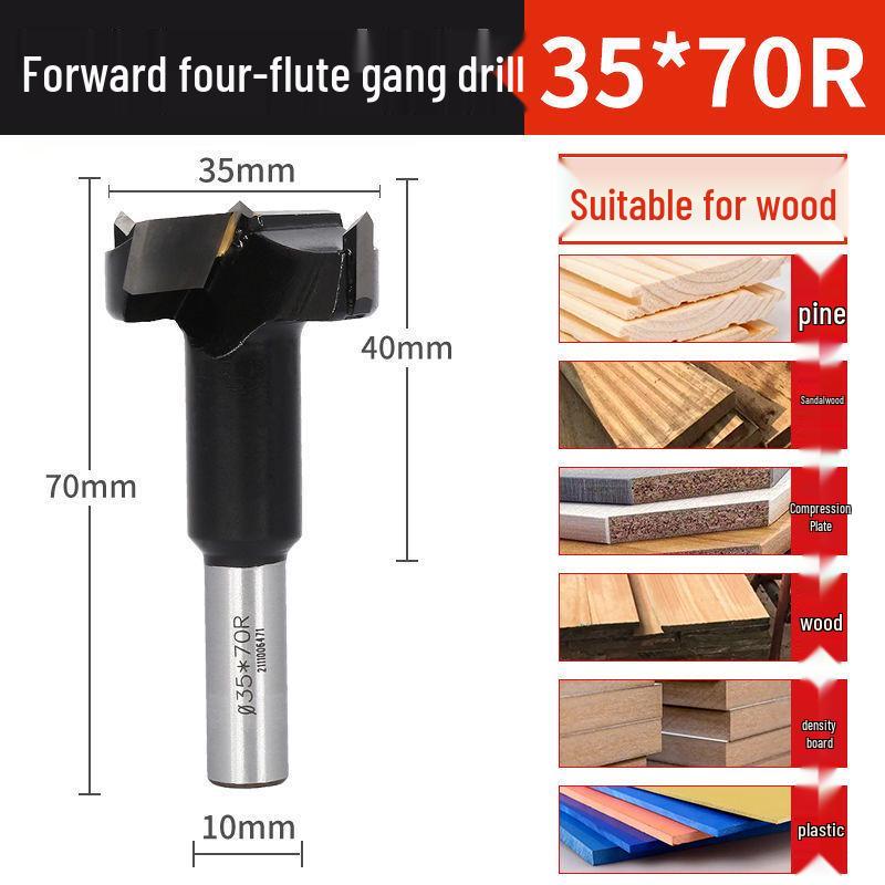 12 мм Фрезерная фреза для сверления боковых отверстий по дереву, пробойник для отверстий