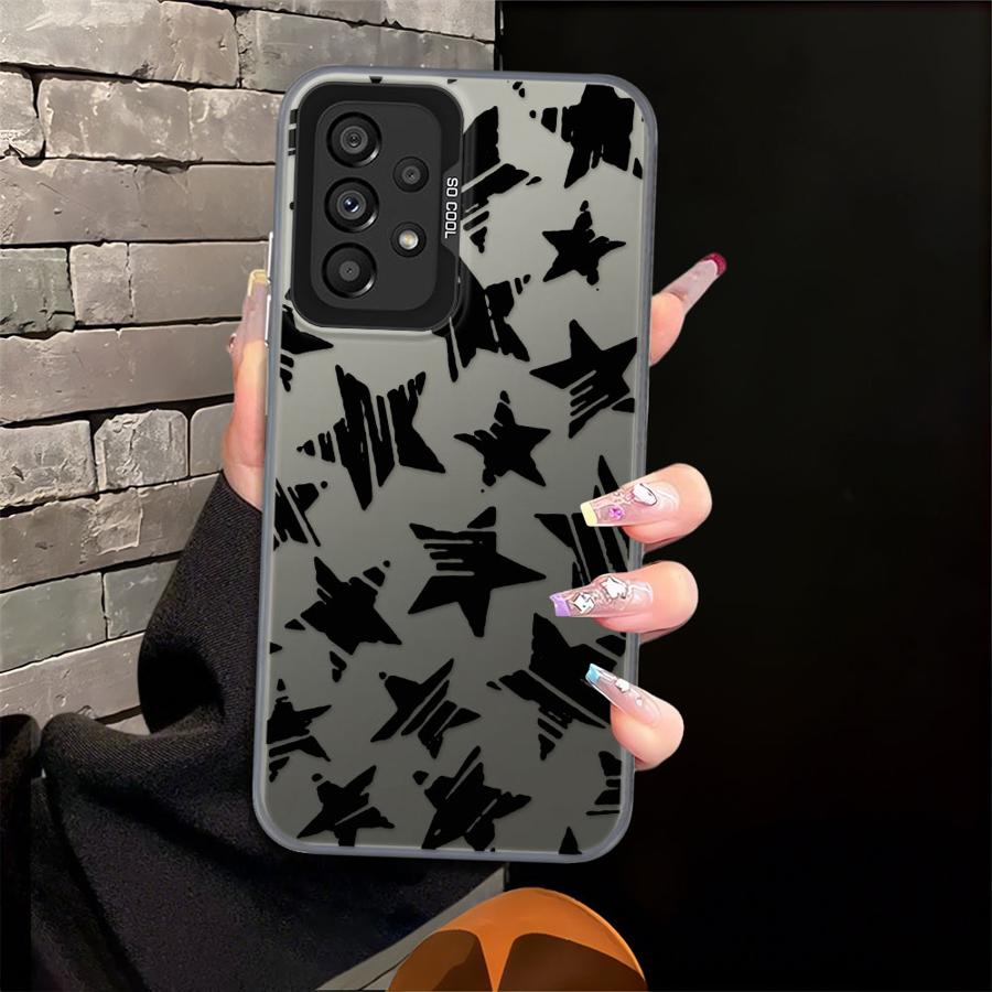 Чехол Soft Shell для Samsung Galaxy A26 A36 A55 A51 A56 A71 A35 A72 A73 A52 A53 A54 Пятиконечная звезда