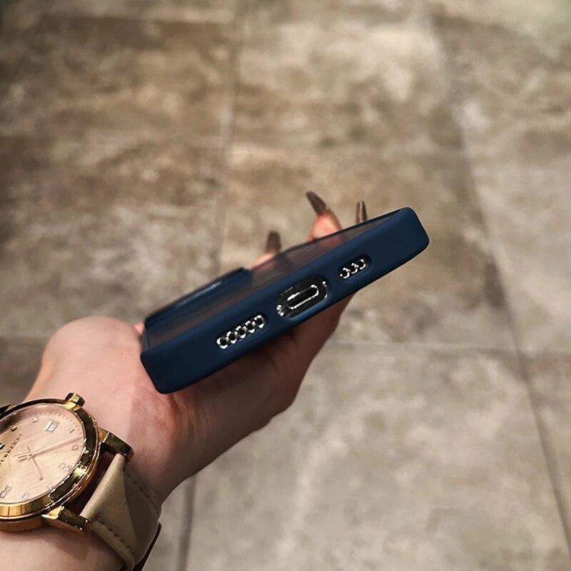 Luxury Translucent Matte Full Lens Protector Case For IPhone 14 13 12 15 Pro Max 15 Plus Magsafe Magnetic Wireless Charge Cover