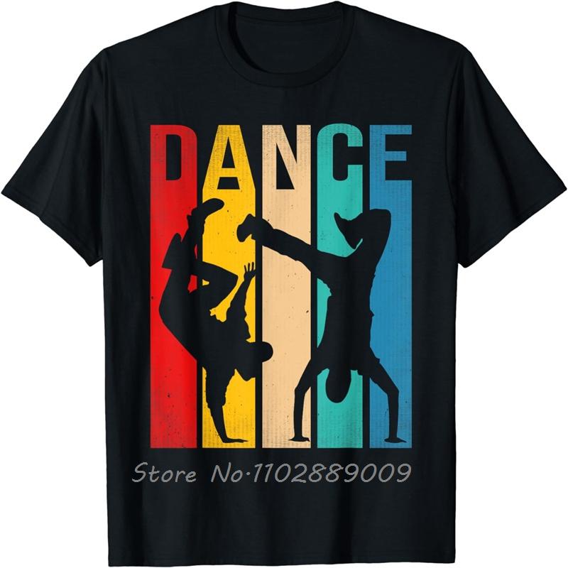 Футболка для брейкданса (B-Boy Dance) — подарок для танцора брейкданса, мужская одежда, винтажный графический принт, уличная мода, хлопковая футболка для фитнеса, унисекс.