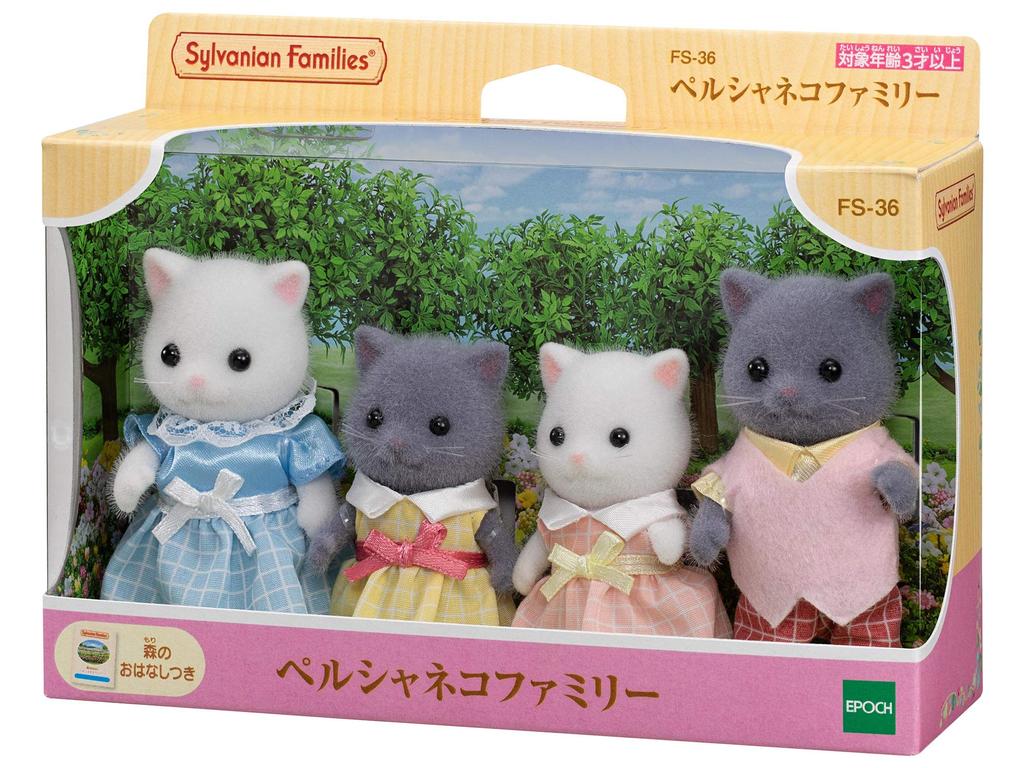 Кукла Sylvanian Families Кошка Сертификация ST Mark Возраст Игрушка Кукольный домик Sylvanian Families EPOCH [Персидская семья] FS-36 3+