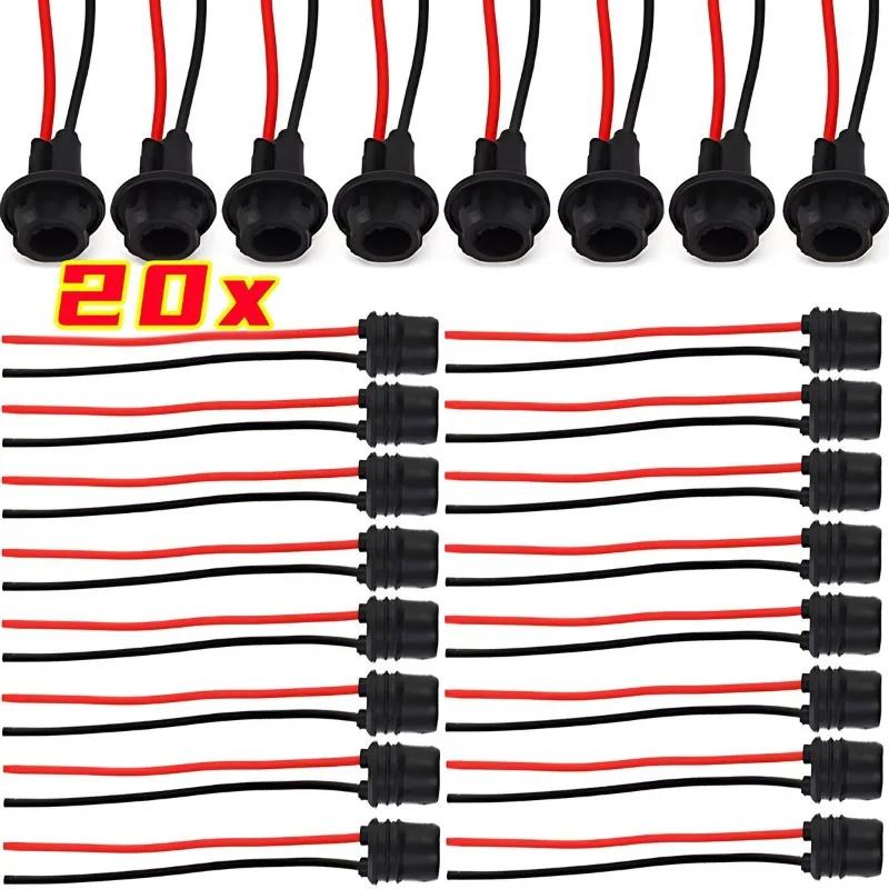 DC12V T10 W5W Разъем-держатель цоколя автомобильной клиновой лампы накаливания, удлинитель, основание для светодиодной лампы, сменные автозапчасти