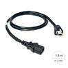 NUDE CABLE Кабель питания 125 В 7 А 3-контактный модель гитары D-TUNE 1,5 м (стандарт (для усилителя)