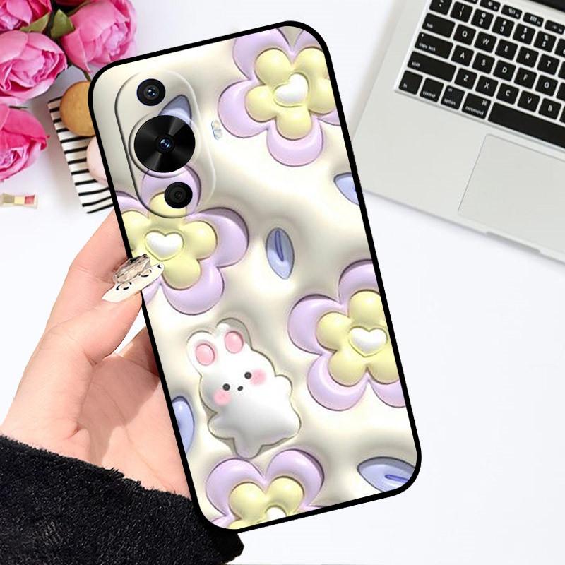 Чехол для Huawei Nova 12S Nova12S Милый Мультяшный Чехол Мягкий Силиконовый Чехол для Телефона Для Huawei Nova 12S Бампер Астронавт Раскрашенные Чехлы