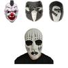 Slipknot Halloween Mask With Clown Face And Zipper Mouth For Costume Parties
