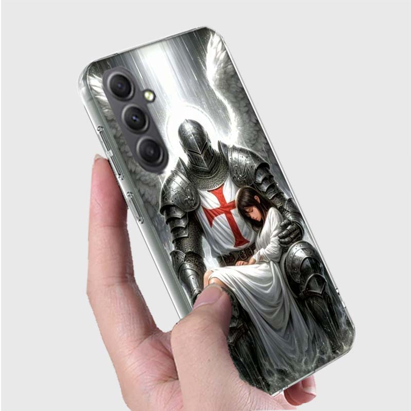 The Bright Red Crusade Phone Case for Samsung A16 A26 A36 A56 A17 A37 A57 A07 A06 A02S A03 A04S A05S Galaxy Note 20 10 A50S A71