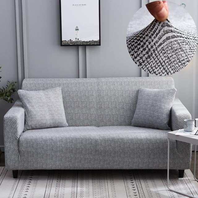 Spandex Sofa Cover Slipcovers Elastic All -Inclusive Couch Case For Different Shape Sofa Loveseat Chair L -Style Sofa Case