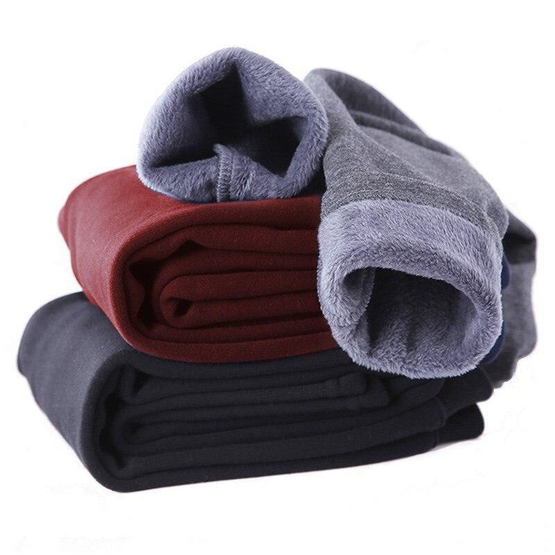 Детские штаны для мальчиков, осенне-зимние утолщенные теплые детские штаны для девочек, узкие хлопковые эластичные брюки