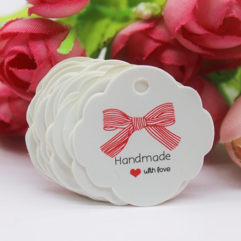 100 шт. белых подарочных бирок, новейшие круглые бирки диаметром 3 см, 300 г, картонные бирки, печенье, бирки с изображением любимых питомцев, хит продаж