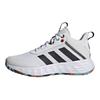 adidas OwnTheGame 2.0 Нескользящие Износостойкие Средневысокие Баскетбольные Кроссовки Бело-Черные Детские H01556