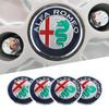 Car Stickers For Alfa Romeo Car Wheel Hub Center Cap Metal Emblem Stickers For Alfa Romeo Giulietta GT 159 147 156 Mito Brera Gi