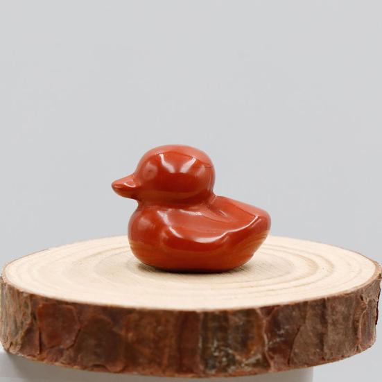 Искусственный кристалл агата, камень, фигурки утки, миниатюрная резьба, модель животного, ландшафтный орнамент, статуя утки, ремесло, художественное украшение для спальни, гостиной