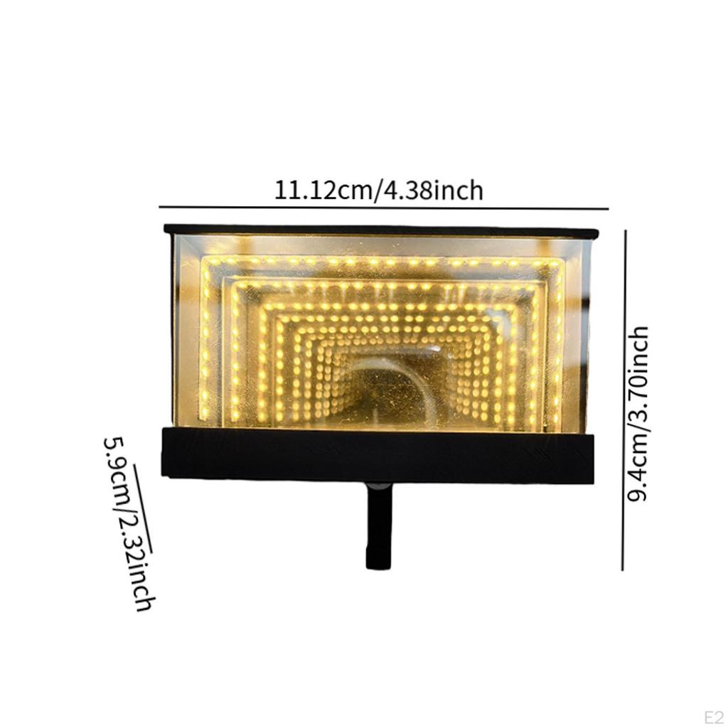 Туннельный держатель для ключей от машины, гаражный брелок-подвеска со светом, универсальный декоративный настенный держатель на липкой основе