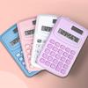 Solid Color Calculator Small Desktop Calculators Large Display Cute Calculator Learning Auxiliary for Students Office School