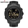 Мужские цифровые часы NORTH EDGE Mars5 для активного отдыха и спорта, модные, многофункциональные, электронные