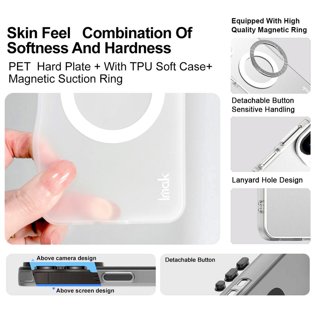 For Xiaomi Redmi Turbo 4 Pro 5G/Poco F7 5G Case Compatible with MagSafe PC+TPU Protective Phone Back Cover