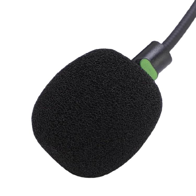 Компьютерная гарнитура со съемным микрофоном, регулируемой штангой 25 см, длинным шнуром, шумоизоляцией для длительного использования