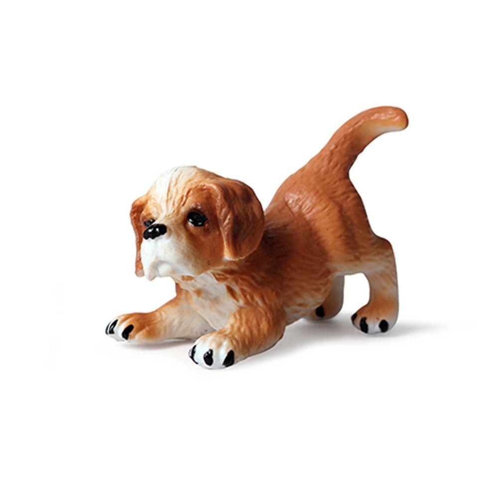 Mini Craft Simulation Dog Farm Accessories Hound Miniature Ornaments Figurines Animal Model