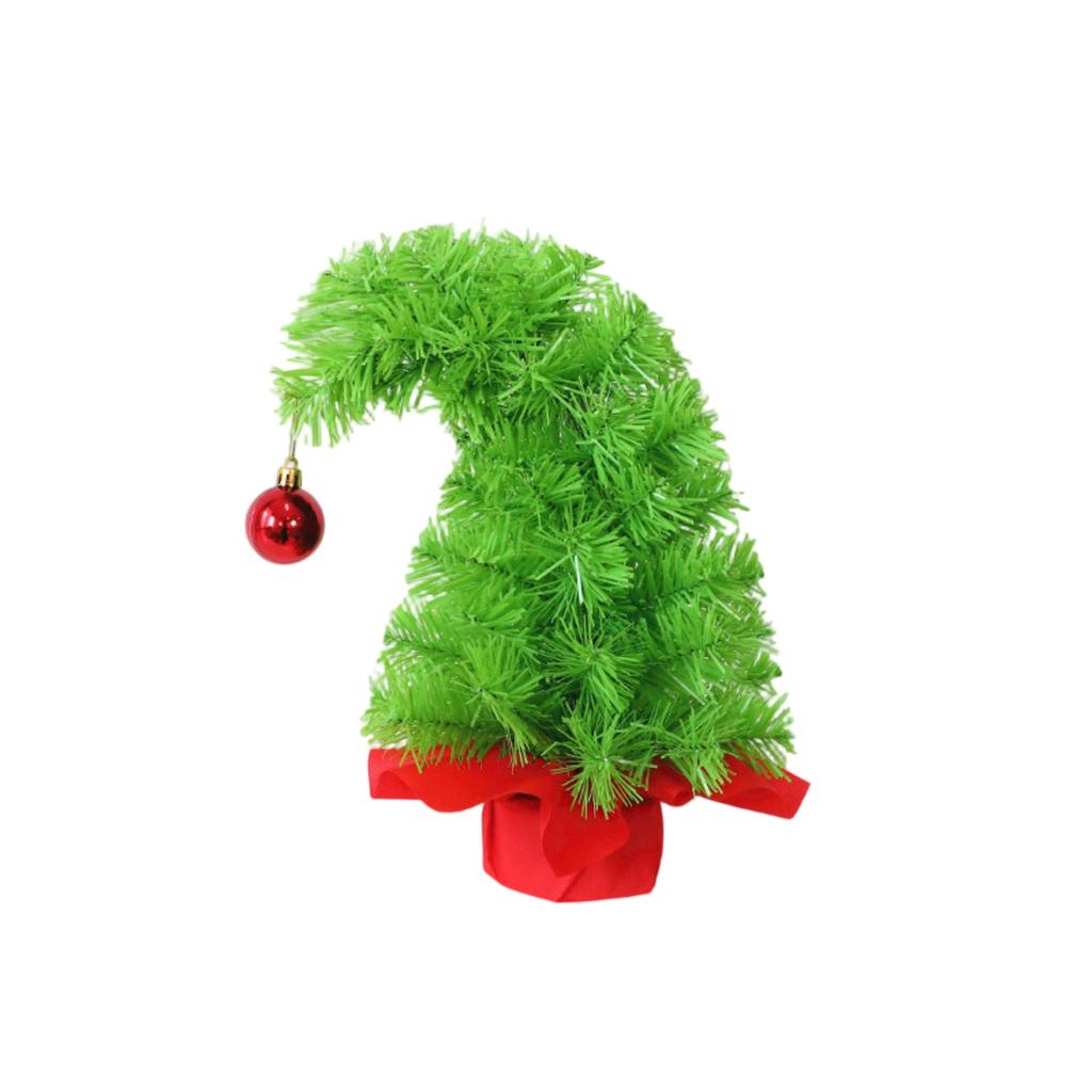 Рождественская имитация дерева высокой плотности, праздничное украшение, кривое дерево