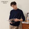 Kemengboka Men's 100% Wool Mock Neck Sweater