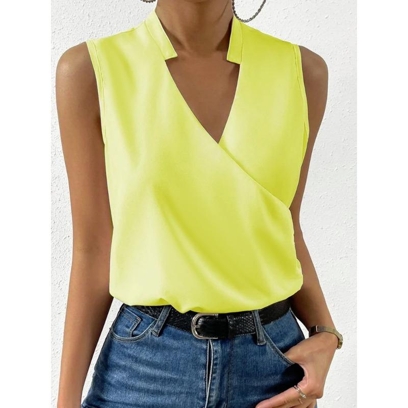 Женские блузки, модные женские топы и блузки с v-образным вырезом без рукавов и принтом, повседневная белая майка, женская рубашка с открытыми плечами, топ Blusas De Mujer