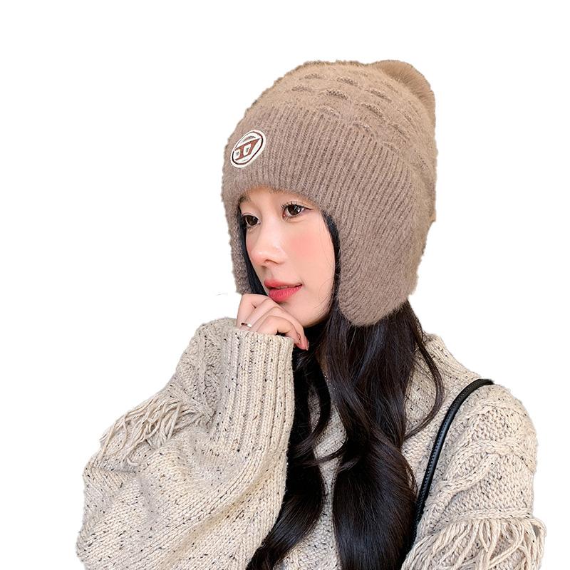 1 шт. Мягкие шапочки для велоспорта, вязаные полиэстеровые наушники, шапки-бомберы