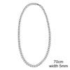 5/7/9/MM Men Punk Gothic Choker Cuban Chain Metal Collar Heavy Link Stainless Steel Necklace